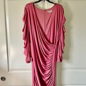 Monif C Mauve Midi Dress